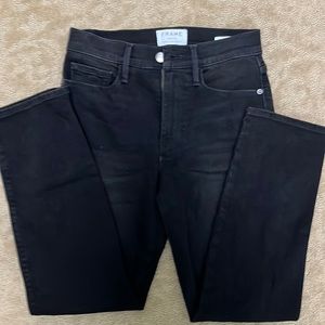 frame denim black jeans